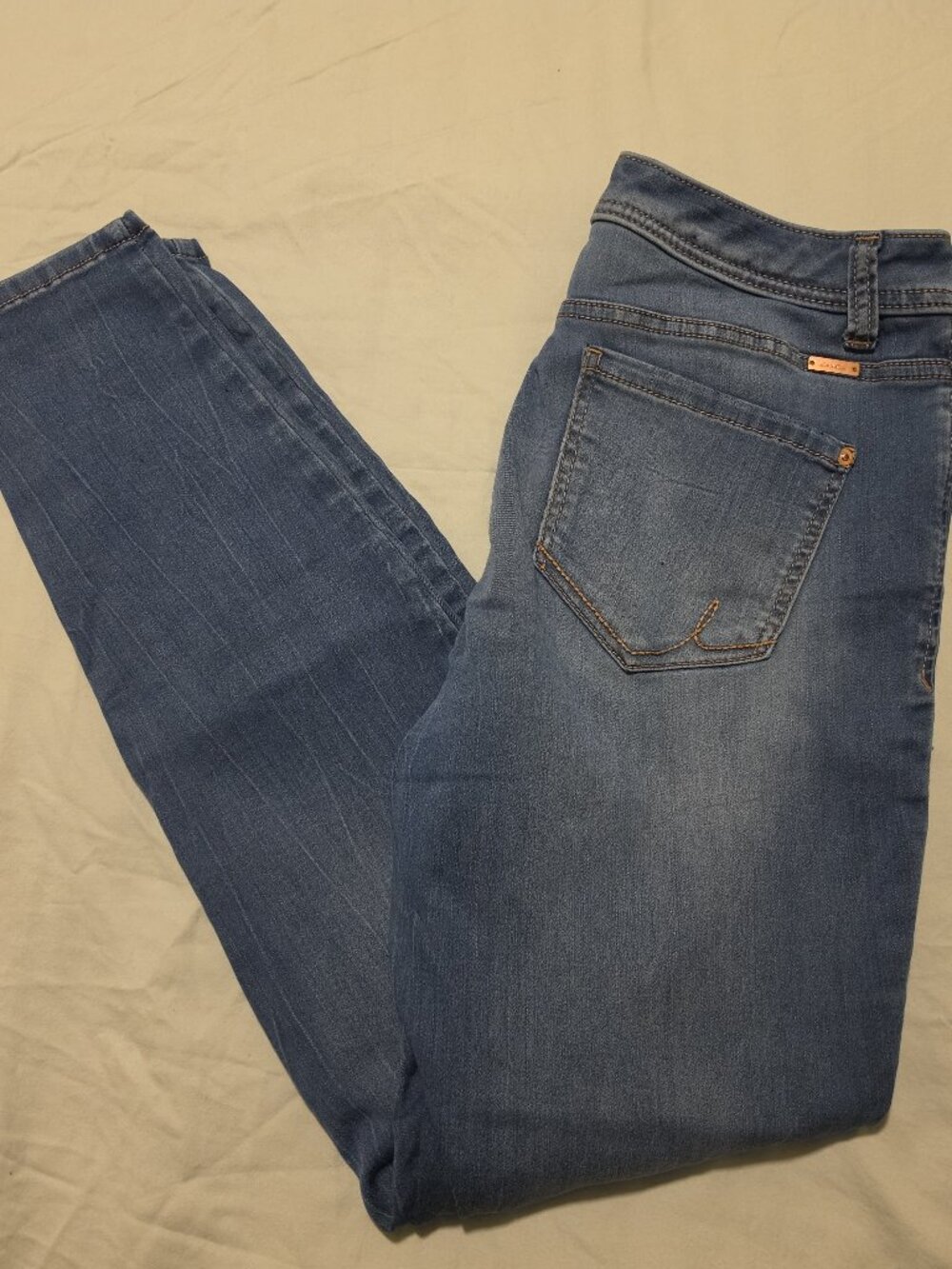INC denim Skinny Leg Curvy Fit Jeans, 10